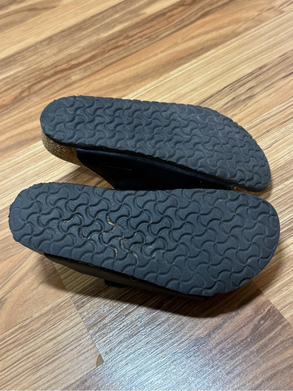 Birkenstock Black Two-Strap Kids Sandals, Sz 32